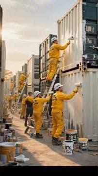 From Rusty Containers to Luxury Smart Homes in Minutes| Futuristic Smart Home.#shortviral#short