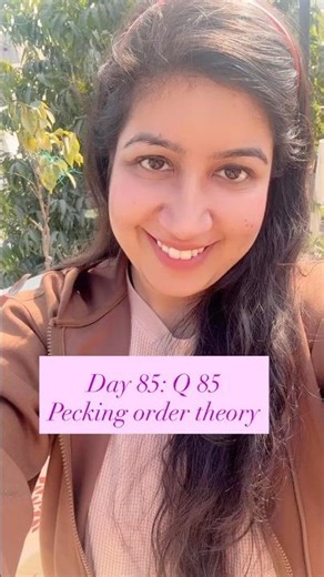 Day85: Q 85|Interview question series |Pecking order theory #trendingshorts