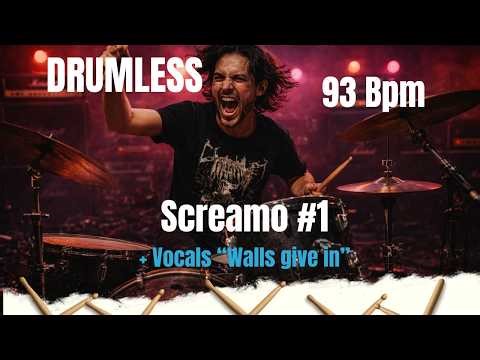 Screamo Drumless Track – Vocals | 93 BPM | NO CLICK | Post-Hardcore Play Along