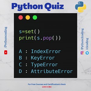 Python Quiz | Day 6 | What is the output of following code ? | Python Coding