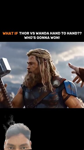 What if thor vs Wanda gonna☠️🔥 | Who's won the battle???