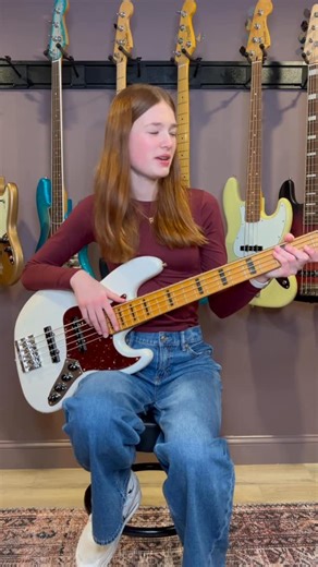 Ruby Adams on Instagram: "Meet my Fender 5 String Jazz Bass, Hot Lava! 🎸🌋 This is a clip from my recent bass collection YouTube video! Watch my full tour on my YouTube Channel 👉linked in my profile - - - - - - - - - - #fender #fenderpresicion #basslove #basslife #instabass instaofbass bassgram bassguitarnation basspractice basslines notreble funkbass bassistsofinstagram baixistas basspractice weplaybass bassist oneminutebass bassplayeruniverse basisste basslik biaxista bassline basscover sogr