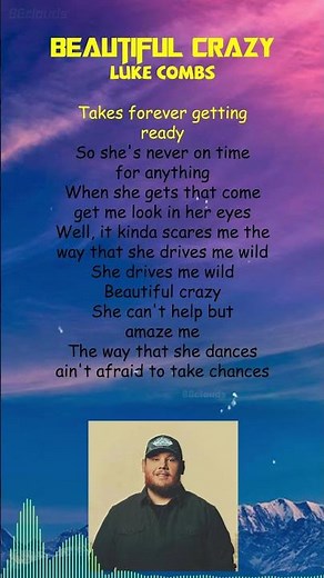 Luke Combs - Beautiful Crazy (Lyrics) #shorts