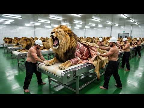 Inside a Lion Mega Factory: From Raw Power to Million-Dollar Luxury Products ( UNITED STATES)