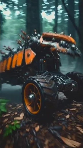 Yellow Insect Turns Into a Monster Truck #transformers