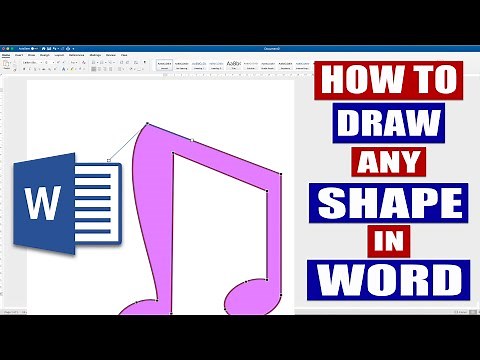 How to use shapes in word | Customise icons and shapes easily (2019)