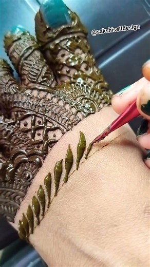 how to make perfect mehandi design for leg step by step 😉 #mehandi #shorts #yt