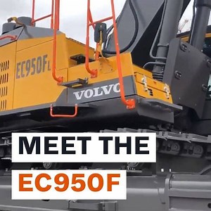 25K views · 856 reactions | Our new EC950F excavator is our biggest yet! Check out some of the top features, and leave your questions below. https://www.volvoce.com/united-states/en-us/products/excavators/ec950f/?utm_source=facebook&utm_medium=social&utm_campaign=Social_Fb&utm_campaigncode=CMP-01248-W0J9V6 | Volvo Construction Equipment North America | Facebook