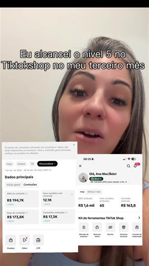 Como alcancei o nível 5 no TikTok Shop em 3 meses