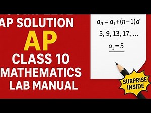 Complete AP Solution Guide Class 10 Mathematics Lab Manual