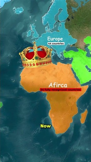 Which Continent Really Has the Most Countries? #geography #shorts #map