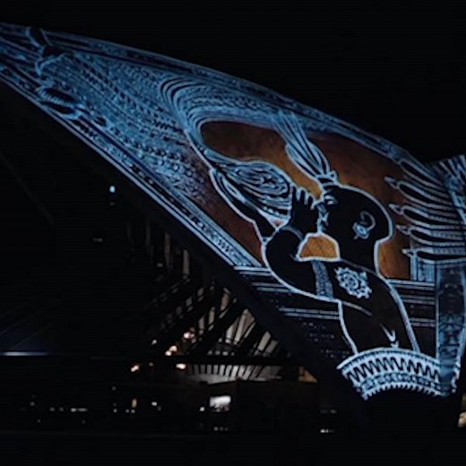 The Sydney Opera House has launched a seven-minute light show that showcases Australia’s indigenous art. | TIME