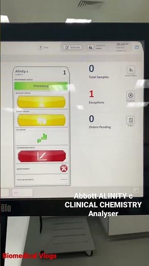 Abbott ALINITY C CLINICAL CHEMISTRY Analyser #biochemistry #biomedicalengineering #IVD #laboratory