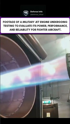 Raw power of a fighter jet engine at full thrust 🚀🔥