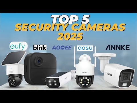 Top 5 Best Outdoor Security Cameras 2025 | Reliable Smart Surveillance Picks
