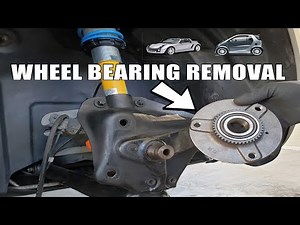 Smart Roadster / Fortwo front wheel bearing replacement