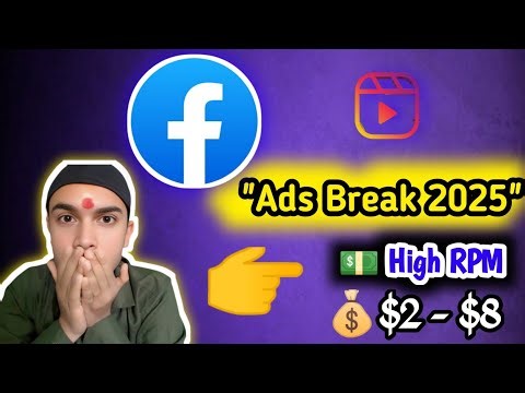 “Facebook Reels Ad Breaks 2025 — New Monetization Rules Explained” #fb #techwithyuvraj2
