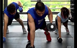 【录屏自用】22.07.11张教头早课- 魔鬼TABATA全身训练：哑铃一对