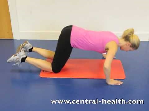 Box Press Up Exercise