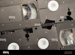 Video cassette background. background from cassettes Stock Photo - Alamy