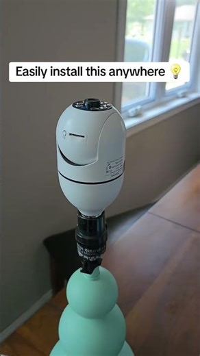 Install this camera in any outlet or light socket #fyp