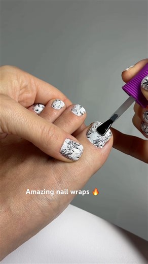 At-home pedicure with nail wraps ✨Fast, easy, no gel - thenailwraps.com