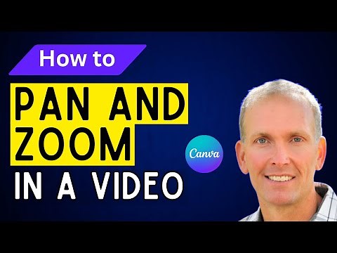 How to Pan and Zoom In and Out IN A VIDEO in Canva | Tutorial | STEP BY STEP