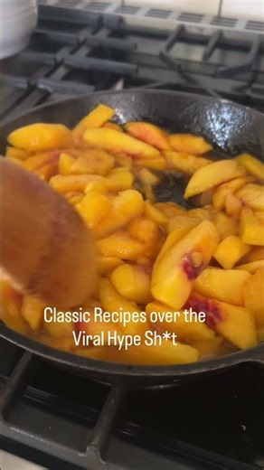 Classic Peach Cobbler in a Skillet
