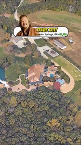 Travis Tritt's House in Powder Springs worth $1,2M #travistritt #grammy #celebrity #house #House | Real Estate of Stars