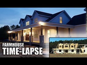 Farmhouse Build TIMELAPSE / Start To Finish In 9 Minutes