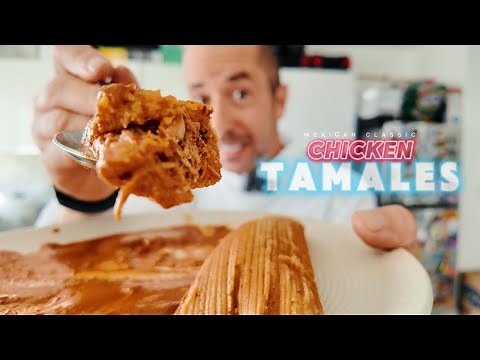 uthentic Mexican Chicken Tamales Step-by-Step Tamales Rojos Recipe From Scratch 🌶️🇲🇽 #ChickenTamales