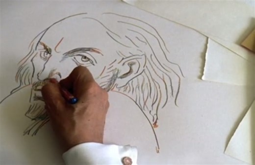 Milton Glaser Draws Shakespeare & Explains Why Drawing is the Key to Understanding Life