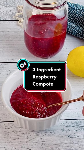 Easy 3-Ingredient Raspberry Compote Recipe