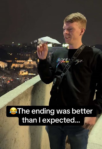😂💔This paper plane fail is hilarious. #Pubity #RoadTo19M (Via @JG ) | Paper Airplane