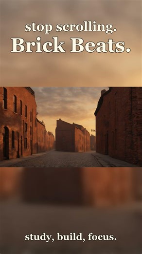 Industrial Brick District – 1 Hour Lofi Beats for Study & Work #Shorts