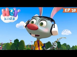 10 Prieteni 🐰 Arta impletitului - Desene cu animale (ep. 30) | HeyKids