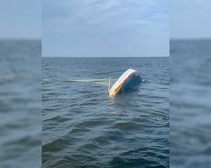 Two Men Rescued After Sailboat Capsizes In Great South Bay Near East Islip (PHOTO)