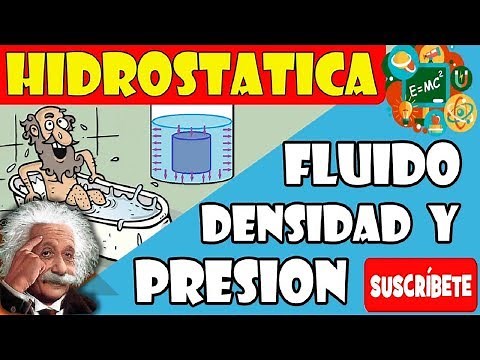 HIDROSTÁTICA: Definiciones Básicas - FLUIDO, DENSIDAD Y PRESIÓN