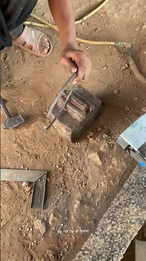 How to Make a Circular Ring from Iron Stick | Malik Got Talent