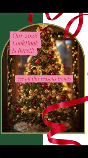 The 2026 Christmas Look Book has arrived! ✨🎄 The biggest Christmas decorating trends of 2026 are here, and if you’re dreaming of a tree that’s elegant, luxurious, and completely unforgettable, this is where your inspiration begins. Inside you’ll discover this season’s most sought-after colour palettes, designer decorating styles, ribbon trends, statement ornaments, and luxury Christmas tree inspiration for both homes and businesses. Whether you’re decorating yourself or thinking about hiring a 