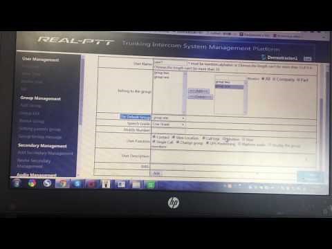 how to create the new account on the company platform of Real PTT