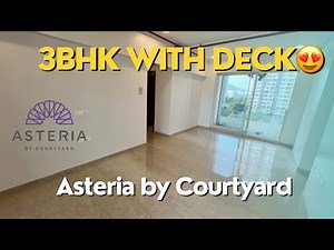 Luxury 3Bhk Apt With Wide Deck at Asteria by Wadhwa courtyard, Thane 😍