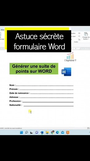 168K views · 2.7K reactions | Générer des suites de points sur Word et Excel comme des champions | L'Ingénieur Y | Facebook