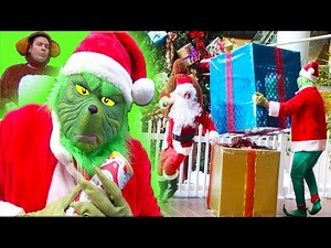 The Grinch PRANKS Christmas! Santa Claus vs Grinch!!! - How to Prank