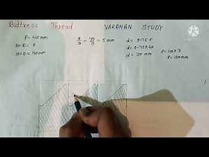 buttress thread || engineering drawing 2nd semester
