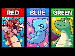 We catch a Shiny Pokemon of every Colour, then battle!