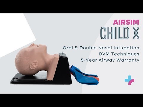 AirSim® Child X | Pediatric Intubation & Airway Simulation Trainer | By Trucorp