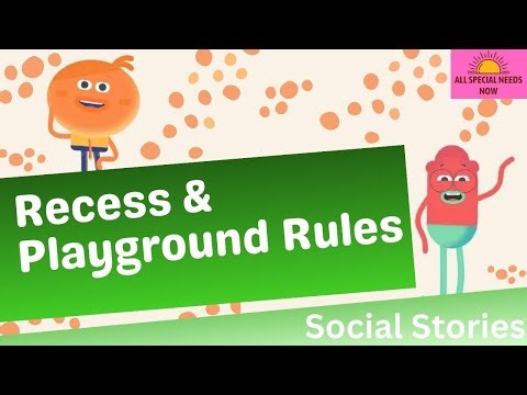 Recess & Playground Rules | Social Story for Kids (Safe Play, Sharing & Taking Turns)
