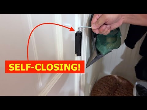 INSTALL SELF CLOSING DOOR HINGES - MAKE YOUR LIFE EASIER!
