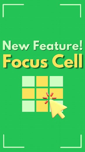 🚀 Did you hear the news? Excel has a new feature called Focus Cell! 📊 It highlights the row and column of the selected cell, making data comparison a breeze! #FocusCell #Exceltips #dataanalysis #finance #office #microsoftexcel #spreadsheets #productivityhacks #excel #accounting